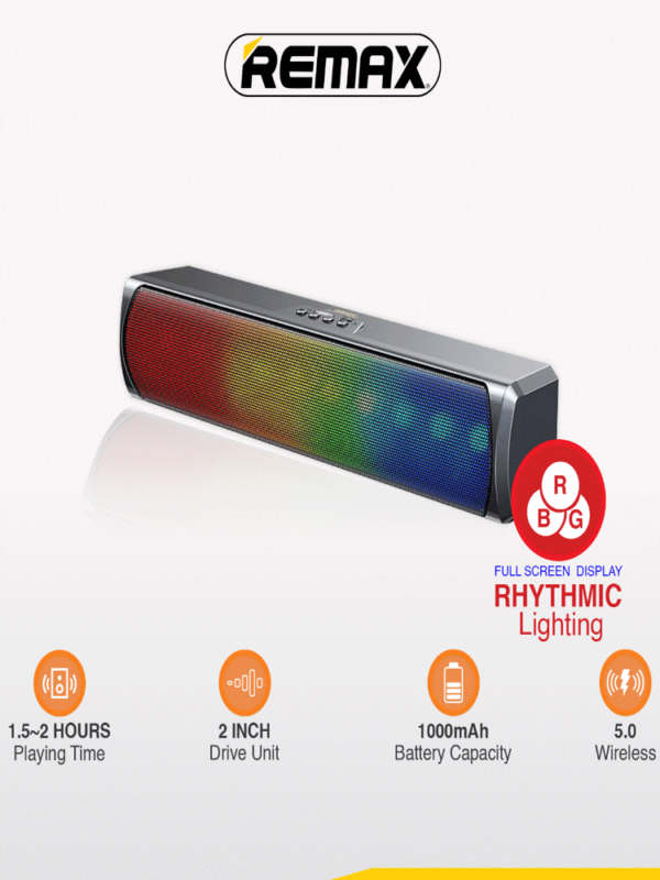 REMAX RB-M8 WIRELESS BLUETOOTH V5.0 PORTABLE SPEAKER HIFI AUDIO SUPER ...