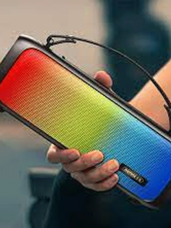 Remax RB-M67 Portable super bass wireless speaker with rgb lights ...