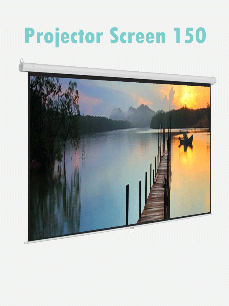 Projector Screen 150 Inch Manual 8×10 Feet 4:3mw Speed-X – Fatta Fat