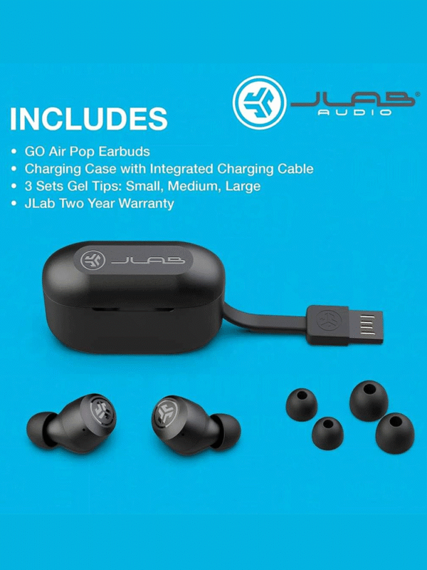 JLab Go Air Go Air Pop Jbuds True Wireless Bluetooth Earbuds with ...