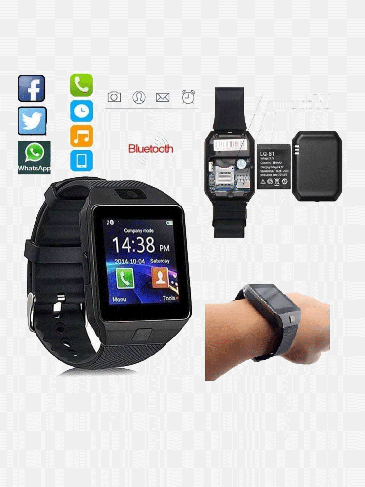 DZ09 Android Smart Watch – Touch Screen Mobile Watch with Sleep Monitor ...